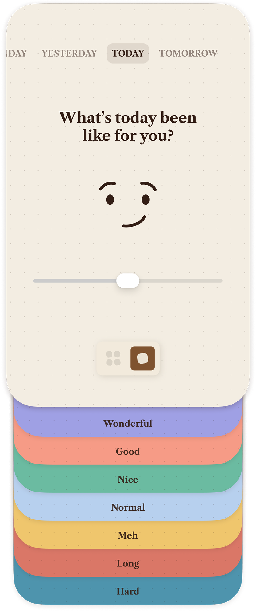 Life in Pixels - Daily mood tracking